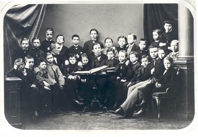 Jakobson, C. R. Co-leaders with Popov, Constantinov and students  similar photo