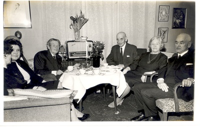 Johannes Aavik, Artur Adson, Marie Under and August Mälk  similar photo