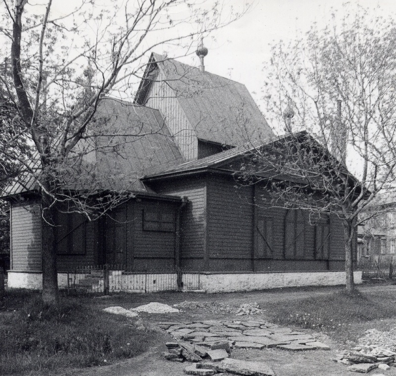 Nikolai Imetegija ap. Orthodox Church in Tallinn in Koplis. Architect Alexander Wladovsky