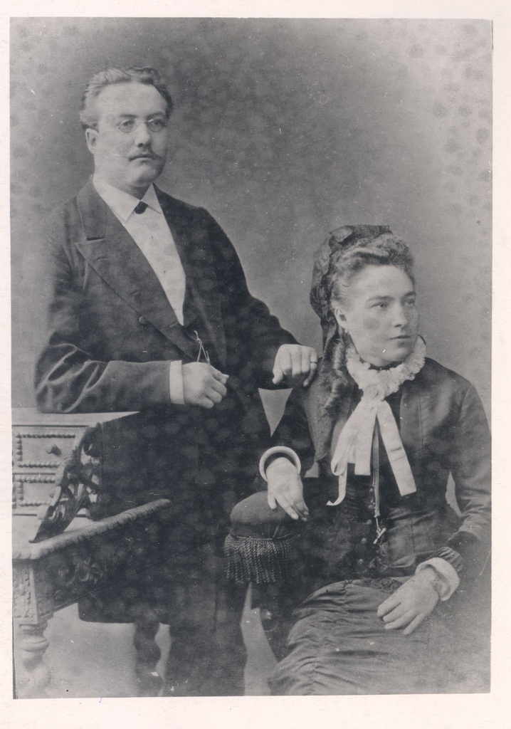 With K. a. Hermann's wife