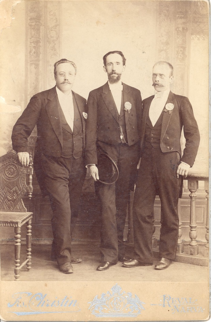 K. a. Hermann, J. Kappel and K. Türnpu in 1896