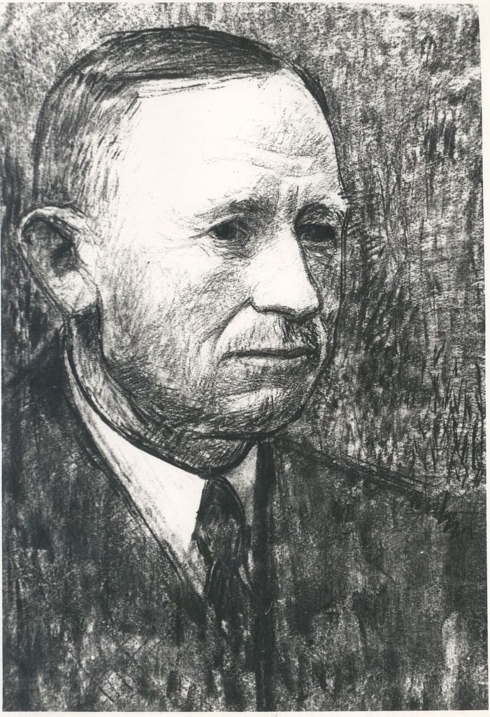 Elmar Kits, a. h. Tammsaare. Pencils, 1948