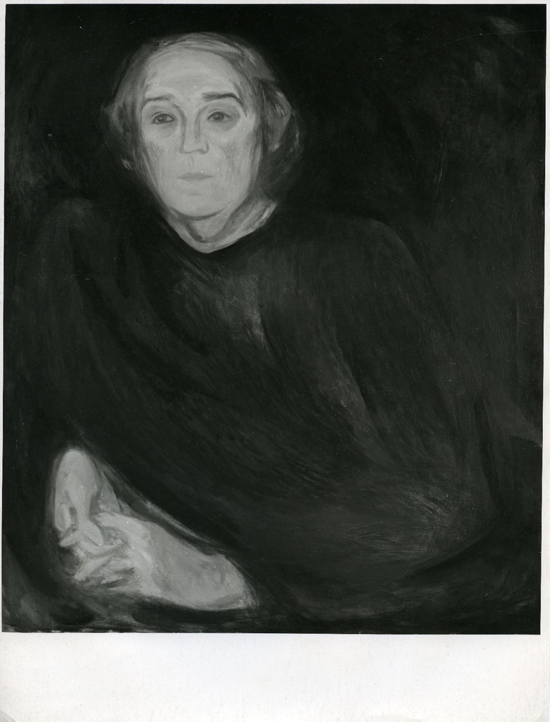 Betti Alver. O. Terri oil painting, 1968