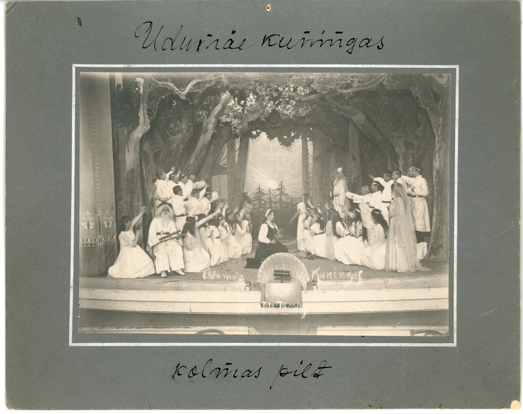 P. Jakobson-A. Visit "King of the Udumäe" in Vanemuise [1903] III picture