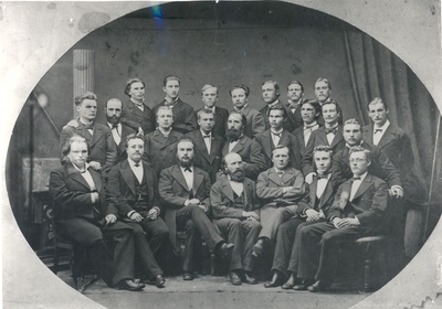 A. Mohrfeldt, e. Treffner, n. Sõrd, f. Buschmann, a. Sperrlingk, h. Raska, a. Sõrd, C. Niggol, etc. 1879 yr. Orig. H-37:5  duplicate photo