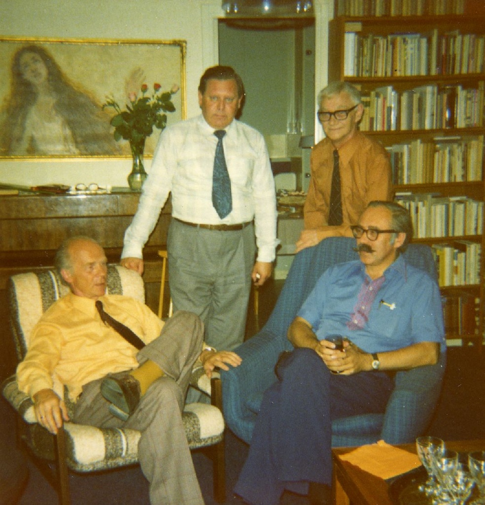 Arvo Mägi, Kalju Lepik, Karl Ristikivi, Jyri Kork 4.10.1975