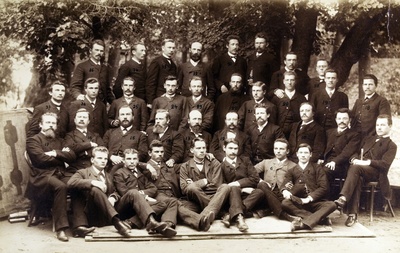 The total picture of the members of the ECS in 1887, seventh.  duplicate photo