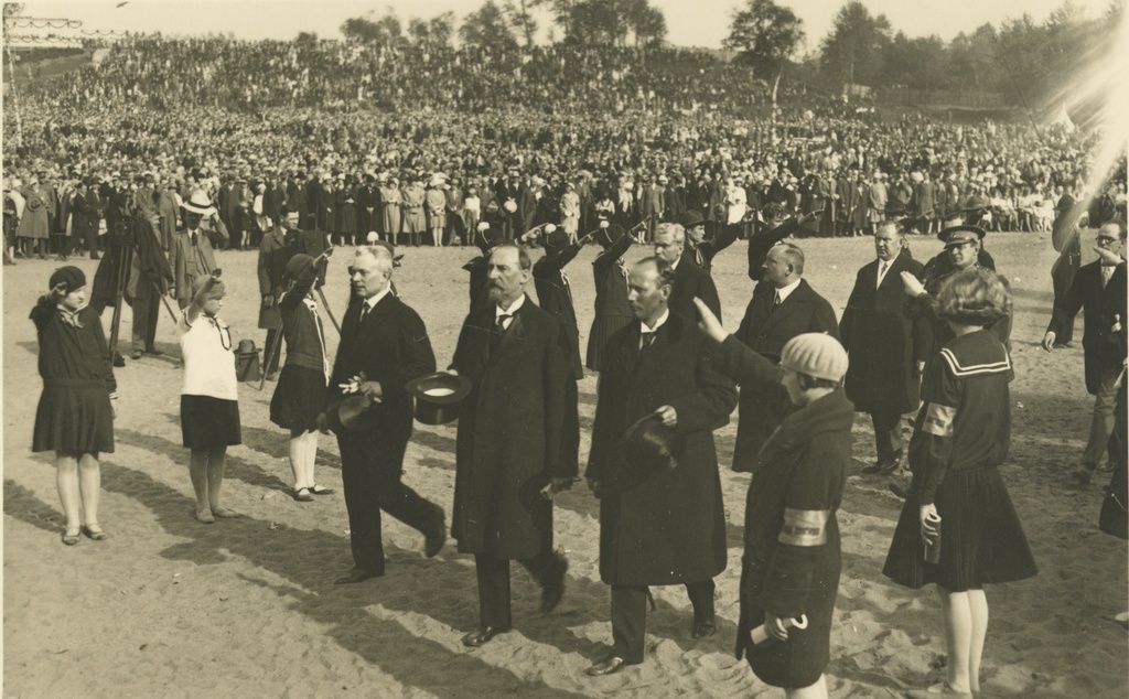 VIII General Song Festival in 1923, mid-Jaan Tõnisson