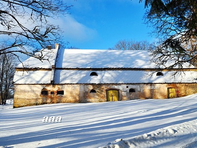Valkla manor garden, 18-20th century. rephoto