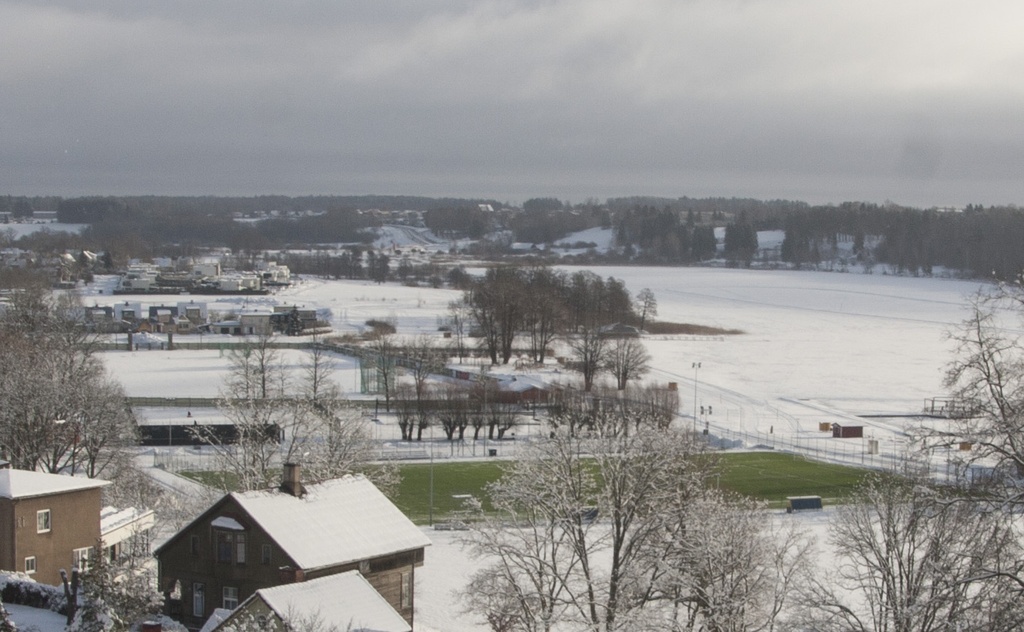 foto Viljandi, vaade lossimägedest järvele ümbrusega u 1915 F J.Riet rephoto