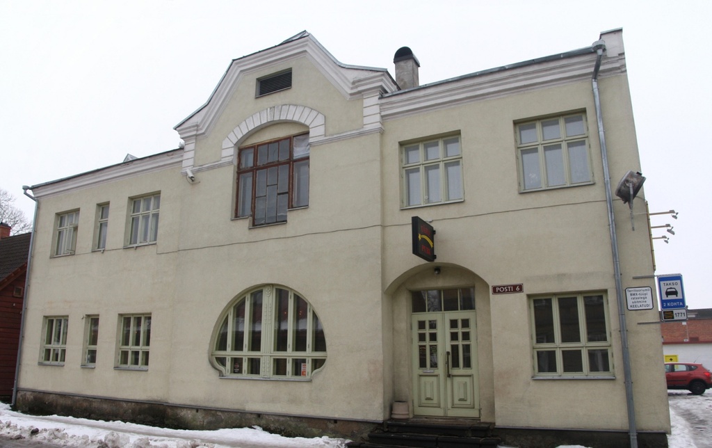 foto Viljandi Käsitööliste Abiandmise Seltsi hoone Posti tn 6 u 1920 foto J. Riet rephoto