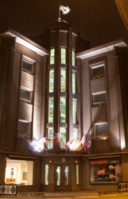 foto, Viljandi, hotell Eve trepikoda, 1939? rephoto