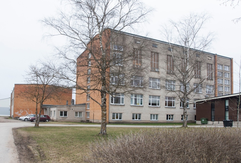 foto, Viljandi 5. keskkool, 1965, foto A. Kiisla rephoto