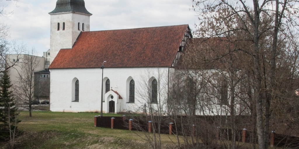 stereofoto, Viljandi, Jaani kirik, u 1905 rephoto