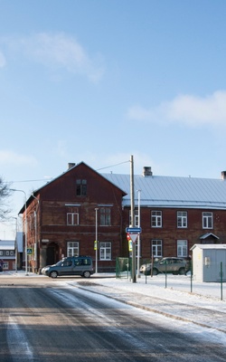foto, Viljandi, Kooli tänav 1957 F H.Riet rephoto