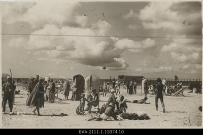 View of the beach of Pärnu  duplicate photo