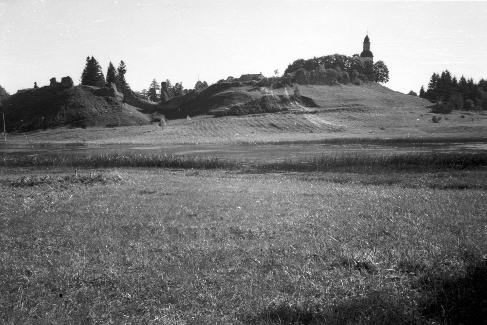 View of Karks Castle Mountain and Church.