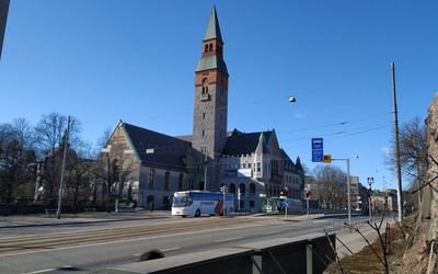 Postkaart. Soome Rahvusmuuseum Helsingis. rephoto