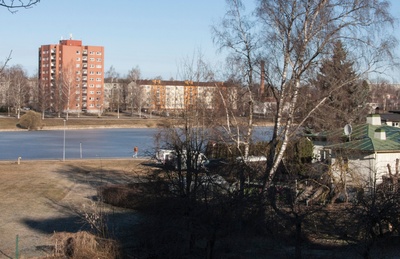 foto Viljandi, uusehitisi Paalalinna linnaosas 1962 F A.Kiisla rephoto