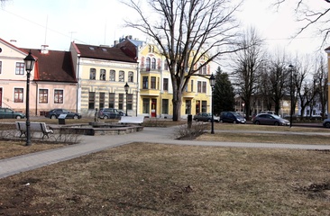 trükipostkaart, Viljandi, turuplats, apteek, teemaja, kaev, turuhoone, koloreeritud, u 1905, Verlag von E. Ring (Fellin) rephoto