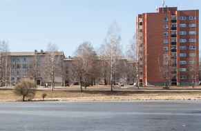 foto, Viljandi, Paalalinn, uued korterelamud (hrutšovkad) u 1965 rephoto