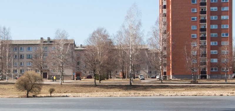 foto, Viljandi, Paalalinn, uued korterelamud (hrutšovkad) u 1965 rephoto