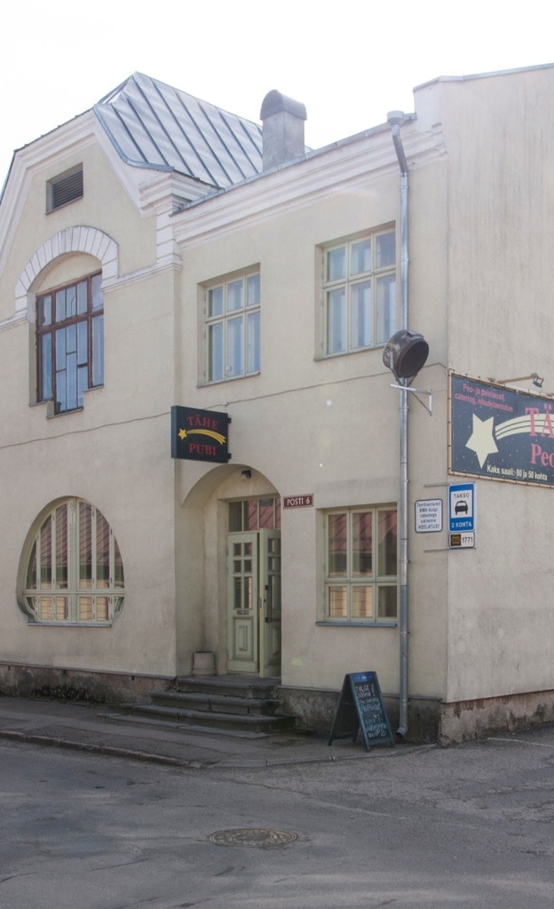 foto Viljandi Käsitööliste Abiandmise Seltsi hoone Posti tn 6 enne ümberehitust 1913, foto J. Riet rephoto