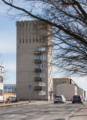 foto, Viljandi, veetorn (Jakobsoni 3), foto A. Kiisla rephoto