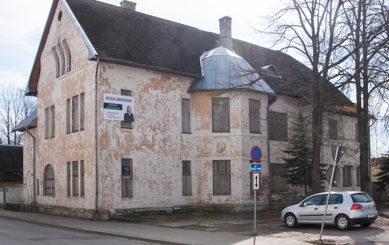 fotopostkaart, Viljandi, Jakobsoni tn 8, Villa Doll, u 1925, foto J. Riet rephoto