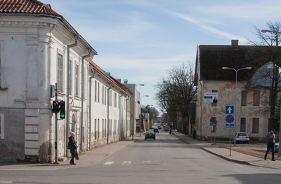 trükipostkaart, Viljandi, Jakobsoni tn, u 1905 rephoto