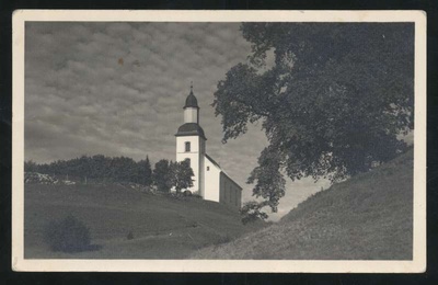 Postcard, Karksi-Nuia, Karksi org, church  duplicate photo