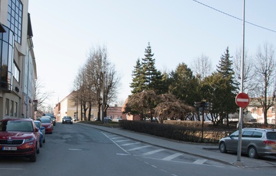 koloreeritud trükipostkaart, Viljandi, Lossi tn, u 1908 rephoto