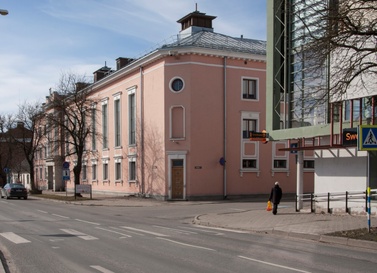 foto Viljandi, Tallinna tn 5 maja poolpõlenuna u 1944 rephoto