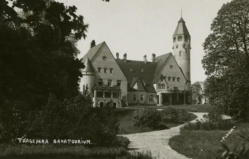 Taagepera Manor and Sanatorium, view of the building. Architect Otto Wildau