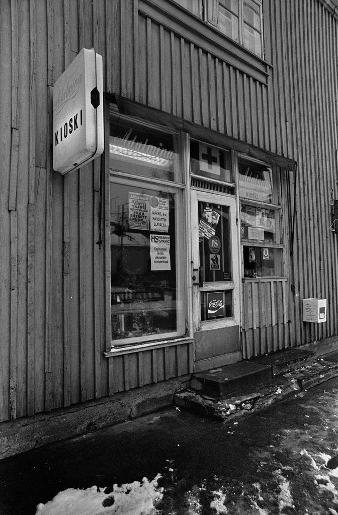 Kioski Adalmina puurakennuksessa Toukolassa