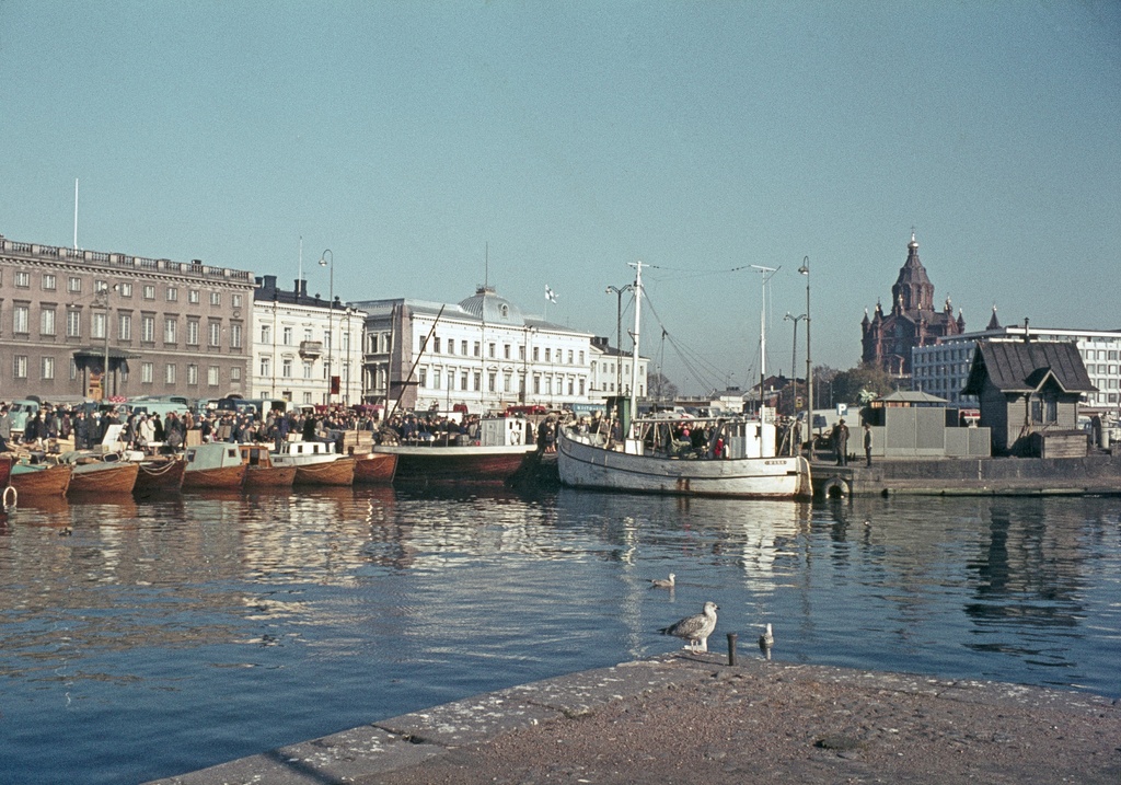 Eteläsatama, Kauppatori, kalamarkkinat 5.-6.10.1964.