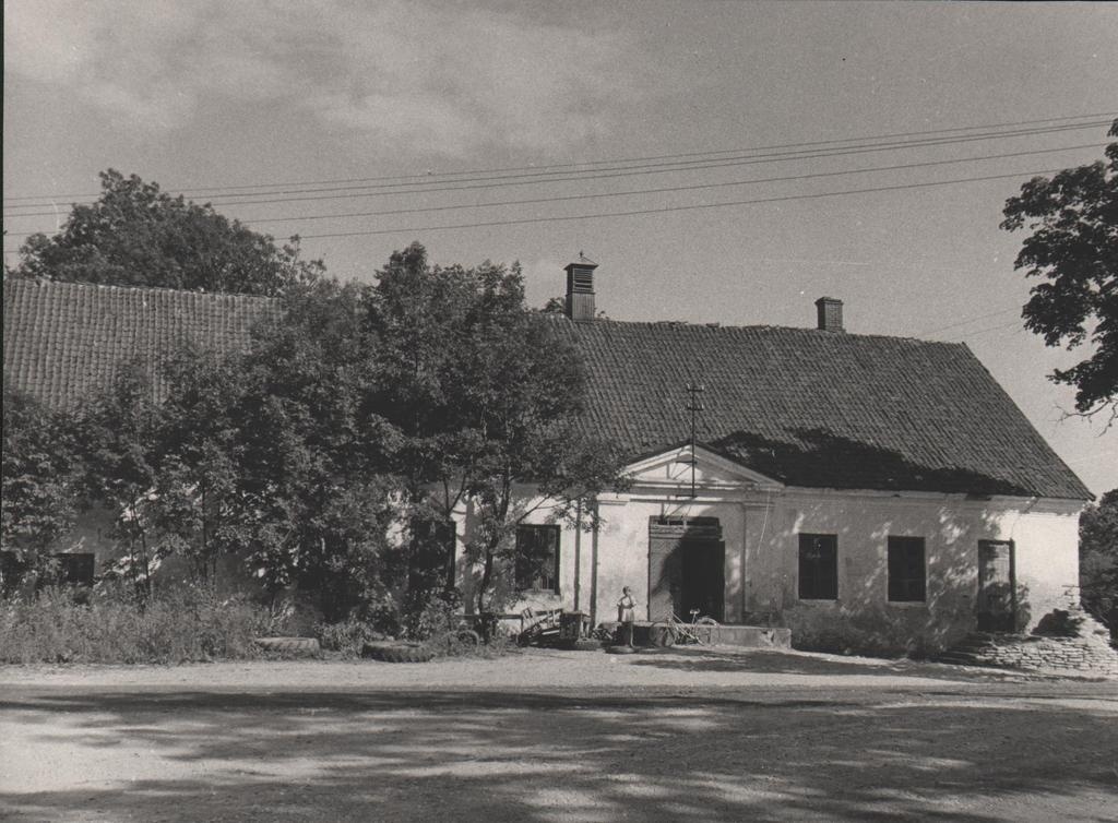 Former Audru weerei. Façades damaged by reconstructing. 1983.