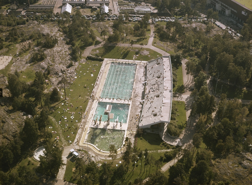 Töölö, Taka-Töölö, uimastadion.