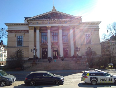 Säätytalo, Nikolainkatu (= Snellmaninkatu) 9 - 11. rephoto