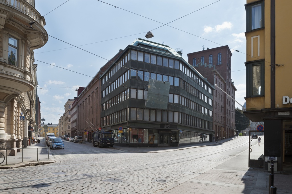 Pieni Roobertinkatu 16 - Yrjönkatu 3. Arkkitehti Pauli Lehtinen, 1963.