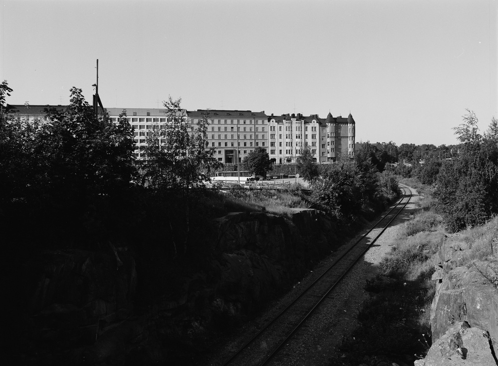 Näkymä Runeberginkadulta Malminkadulle päin
