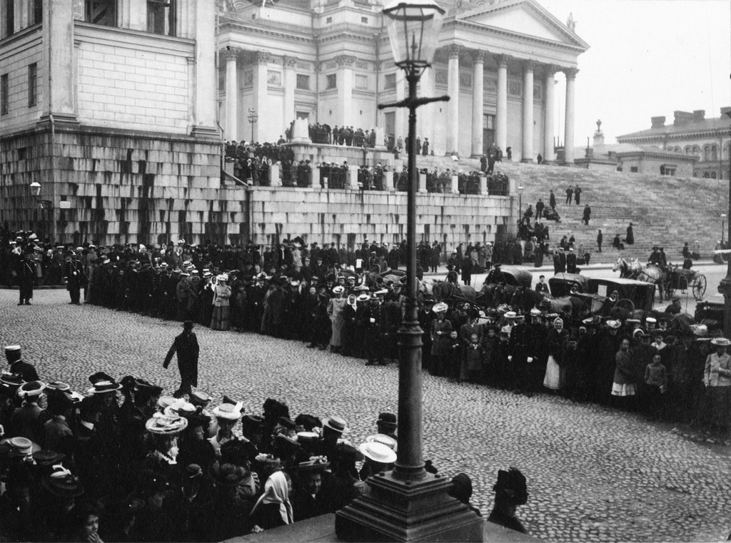Keisarillisen Aleksanterin yliopiston (Helsingin yliopisto) promootio 1907.