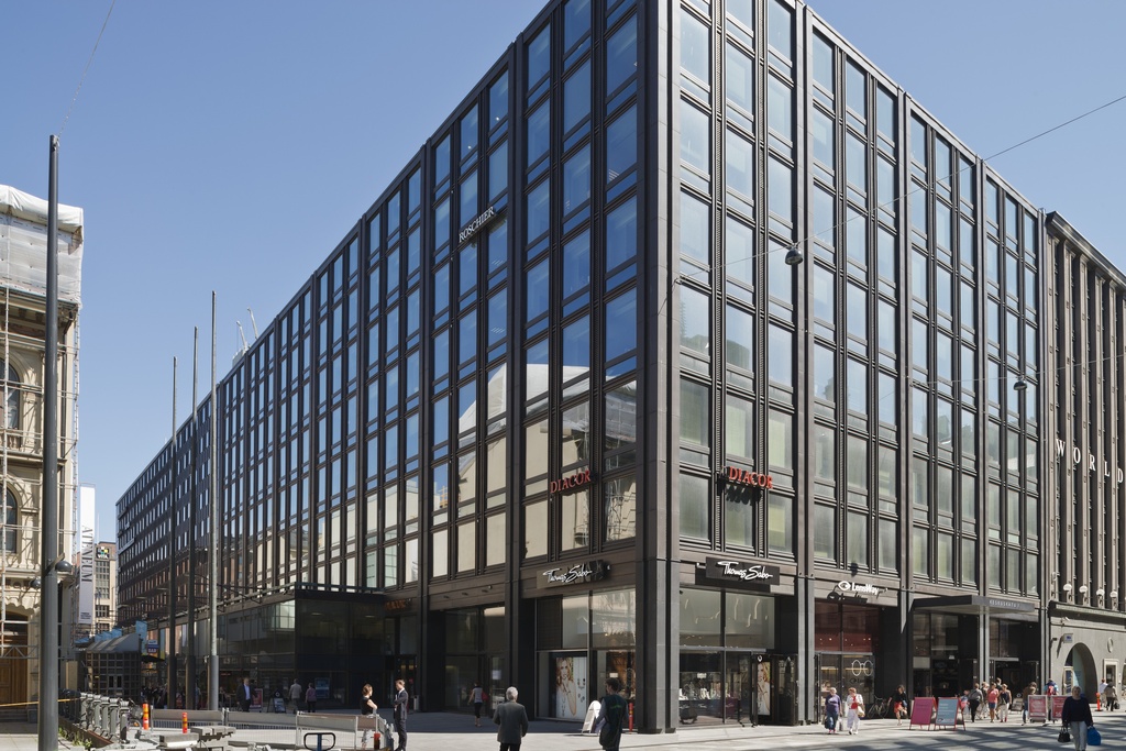 Keskuskatu 7. Arkkitehtitoimisto Heikki Castrén & Co./ Heikki Castrén, Juhani Katainen & Annikki Nurminen, 1970.