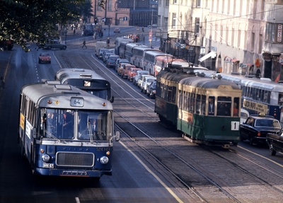Liikennettä Hämeentiellä.  similar photo