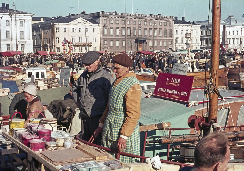 Eteläsatama, Kauppatori, kalamarkkinat 5.-6.10.1964.