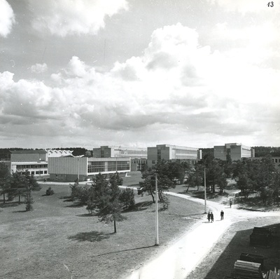 Tpi complex Mustamäel, view of building by the library  duplicate photo