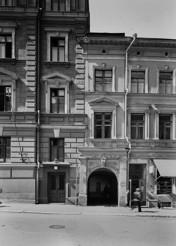 Kalevankatu 17, 19.; negatiivi ja vedos, filmi, mv