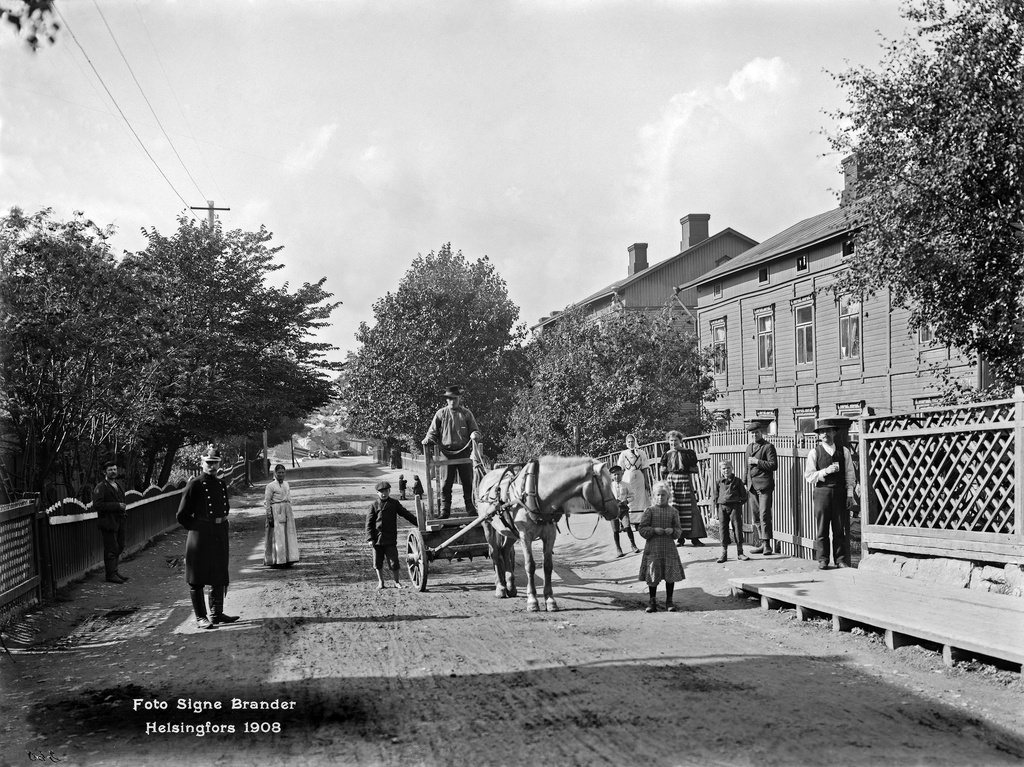 Vaasankatu 25, 27.; negatiivi ja vedos, lasi paperi pahvi, mv