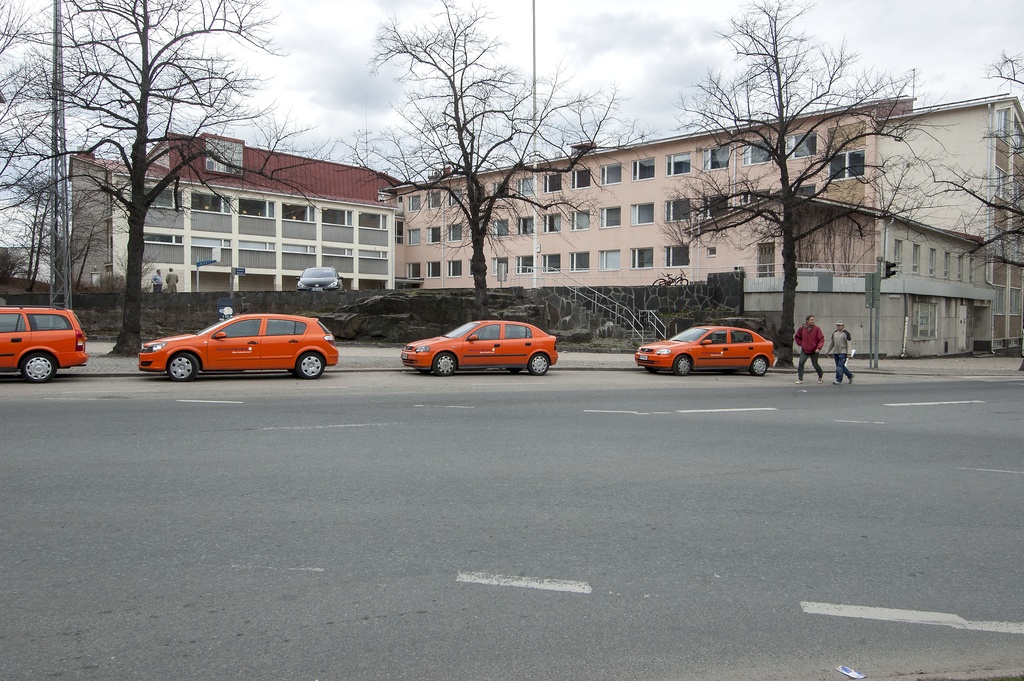 Tölö Gymnasiet (ent. Lönkan). Katunäkymä.