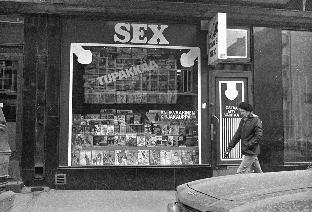 Seksikauppa King?s Sex Albertinkadulla.